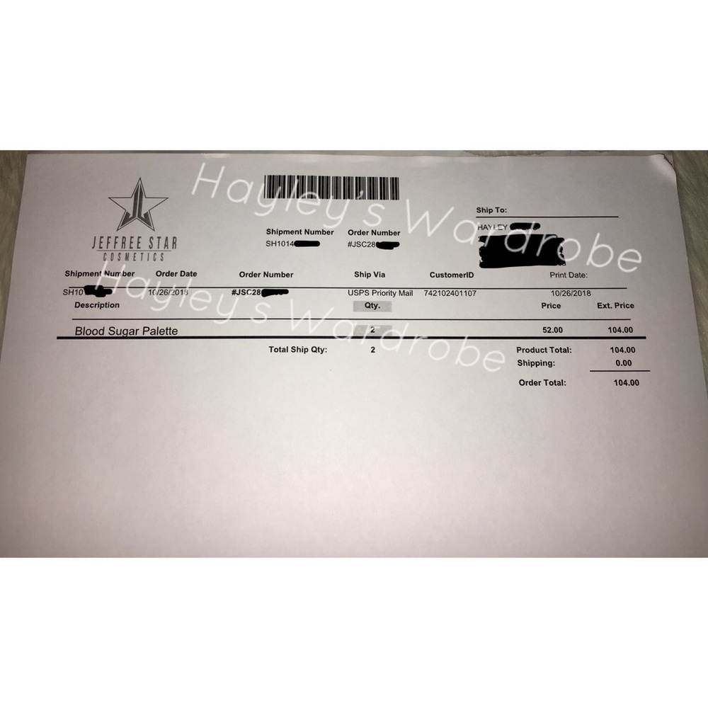 SOLD Jeffree Star Blood Sugar Palette - Picture 8 of 8